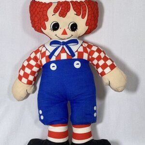 VINTAGE 18" RAGGEDY ANDY BOBBS-MERRILL Cut & Sew  PILLOW DOLL